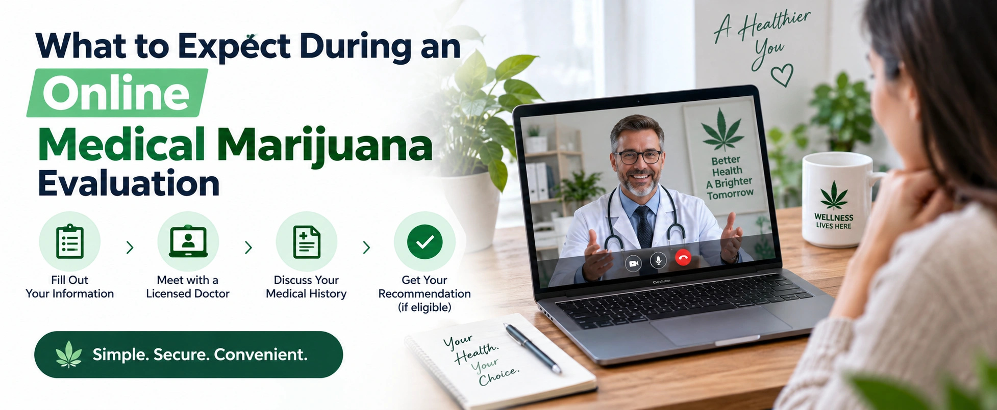 What to Expect During an Online Medical Marijuana Evaluation